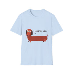 Dog Lover Unisex T-Shirt, Cute Sausage Dog Tee, Funny Dog Lover Gift, Pet Owner Apparel, Casual Wear, Gift for Dog Lovers