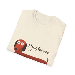 Dog Lover Unisex T-Shirt, Cute Sausage Dog Tee, Funny Dog Lover Gift, Pet Owner Apparel, Casual Wear, Gift for Dog Lovers