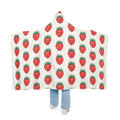 Cozy Strawberry Snuggle Blanket