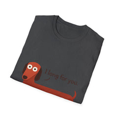 Dog Lover Unisex T-Shirt, Cute Sausage Dog Tee, Funny Dog Lover Gift, Pet Owner Apparel, Casual Wear, Gift for Dog Lovers