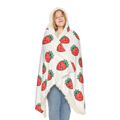 Cozy Strawberry Snuggle Blanket
