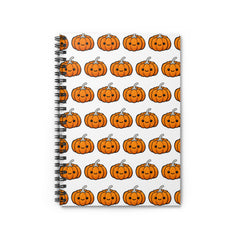 Pumpkin Themed Spiral Notebook - Perfect for Fall and Halloween, Pumpkin Decor, Journaling, School Supplies, Gifts for Kids
