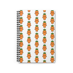 Cute Carrot Spiral Notebook - Fun for School, Journaling, Gift for Garden Lovers, Writing, Planning
