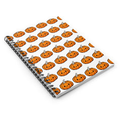 Pumpkin Themed Spiral Notebook - Perfect for Fall and Halloween, Pumpkin Decor, Journaling, School Supplies, Gifts for Kids