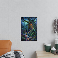 Magical Forest Door Poster