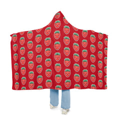 Cozy Strawberry Snuggle Blanket