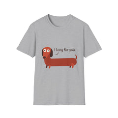 Dog Lover Unisex T-Shirt, Cute Sausage Dog Tee, Funny Dog Lover Gift, Pet Owner Apparel, Casual Wear, Gift for Dog Lovers