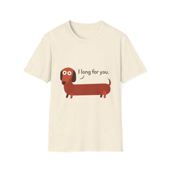 Dog Lover Unisex T-Shirt, Cute Sausage Dog Tee, Funny Dog Lover Gift, Pet Owner Apparel, Casual Wear, Gift for Dog Lovers