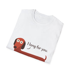 Dog Lover Unisex T-Shirt, Cute Sausage Dog Tee, Funny Dog Lover Gift, Pet Owner Apparel, Casual Wear, Gift for Dog Lovers