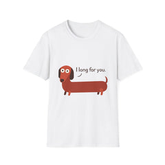 Dog Lover Unisex T-Shirt, Cute Sausage Dog Tee, Funny Dog Lover Gift, Pet Owner Apparel, Casual Wear, Gift for Dog Lovers