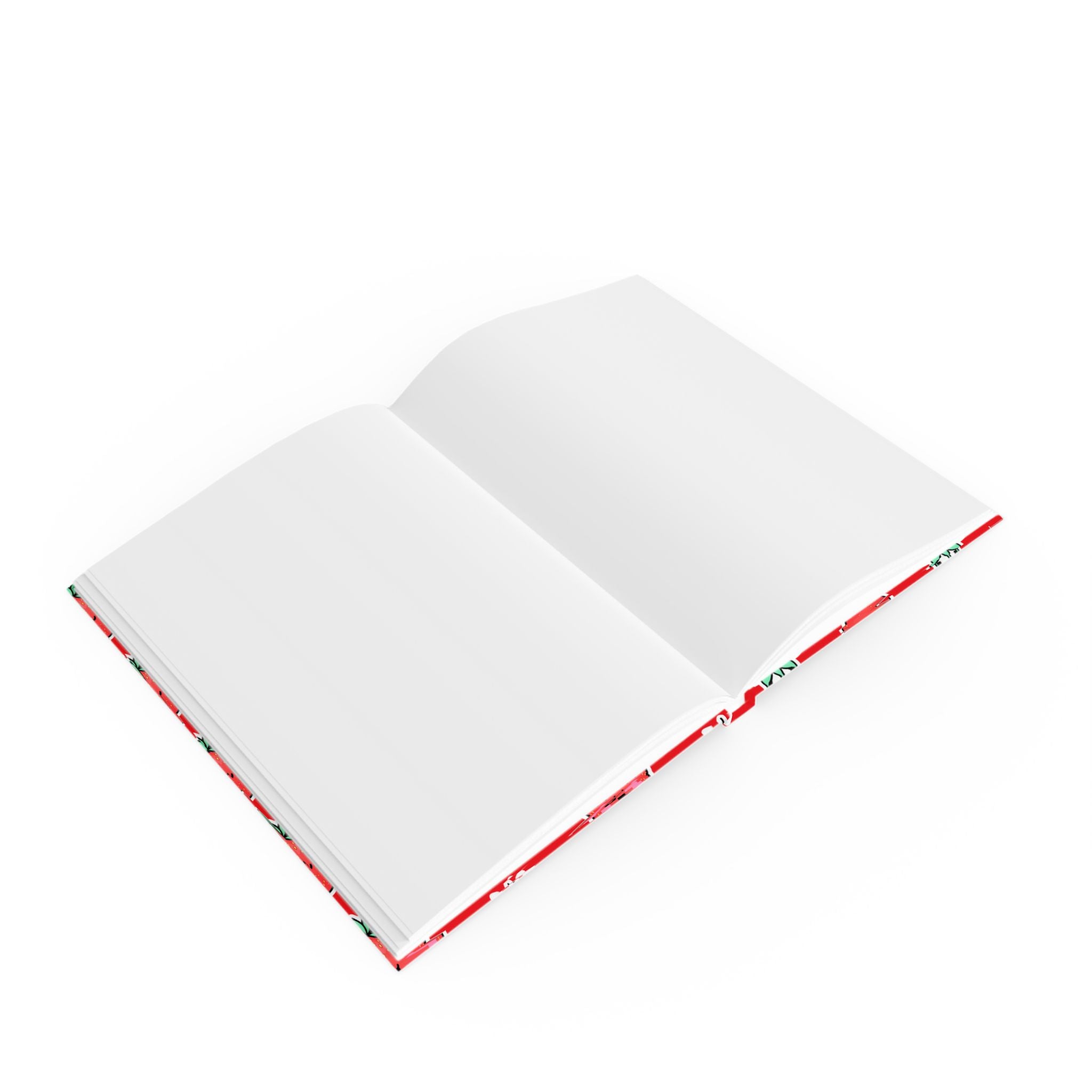 Cute Strawberry Hard Backed Journal with Kawaii Design, Perfect for Note-Taking, Journaling, Gift for Students, Summer Vibes, Cute [...]