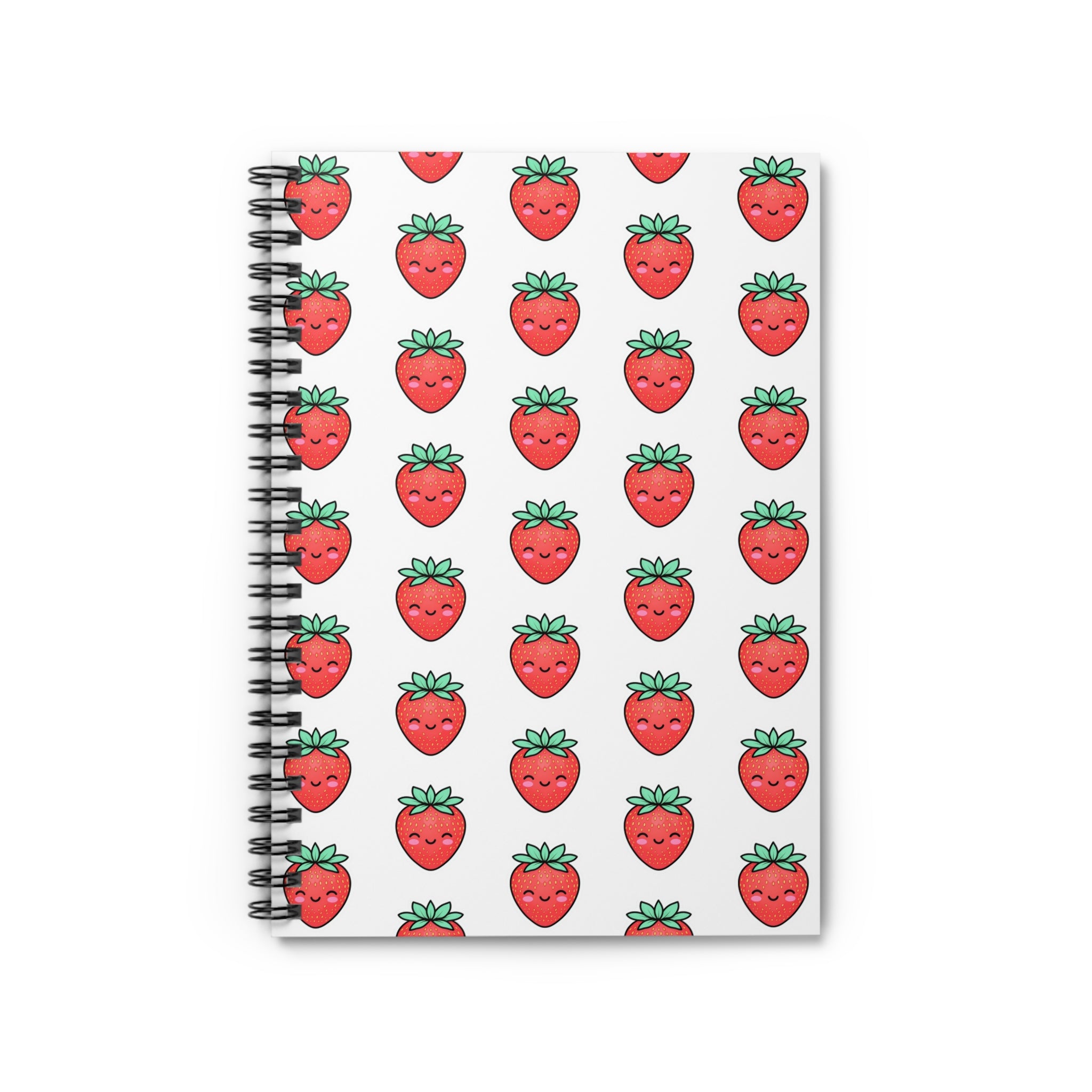 Cute Strawberry Spiral Notebook - Perfect for Students & Journal Lovers, Gift for New Year, Valentine's Day, School Supplies, Cute [...]