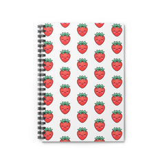 Cute Strawberry Spiral Notebook - Perfect for Students & Journal Lovers, Gift for New Year, Valentine's Day, School Supplies, Cute [...]