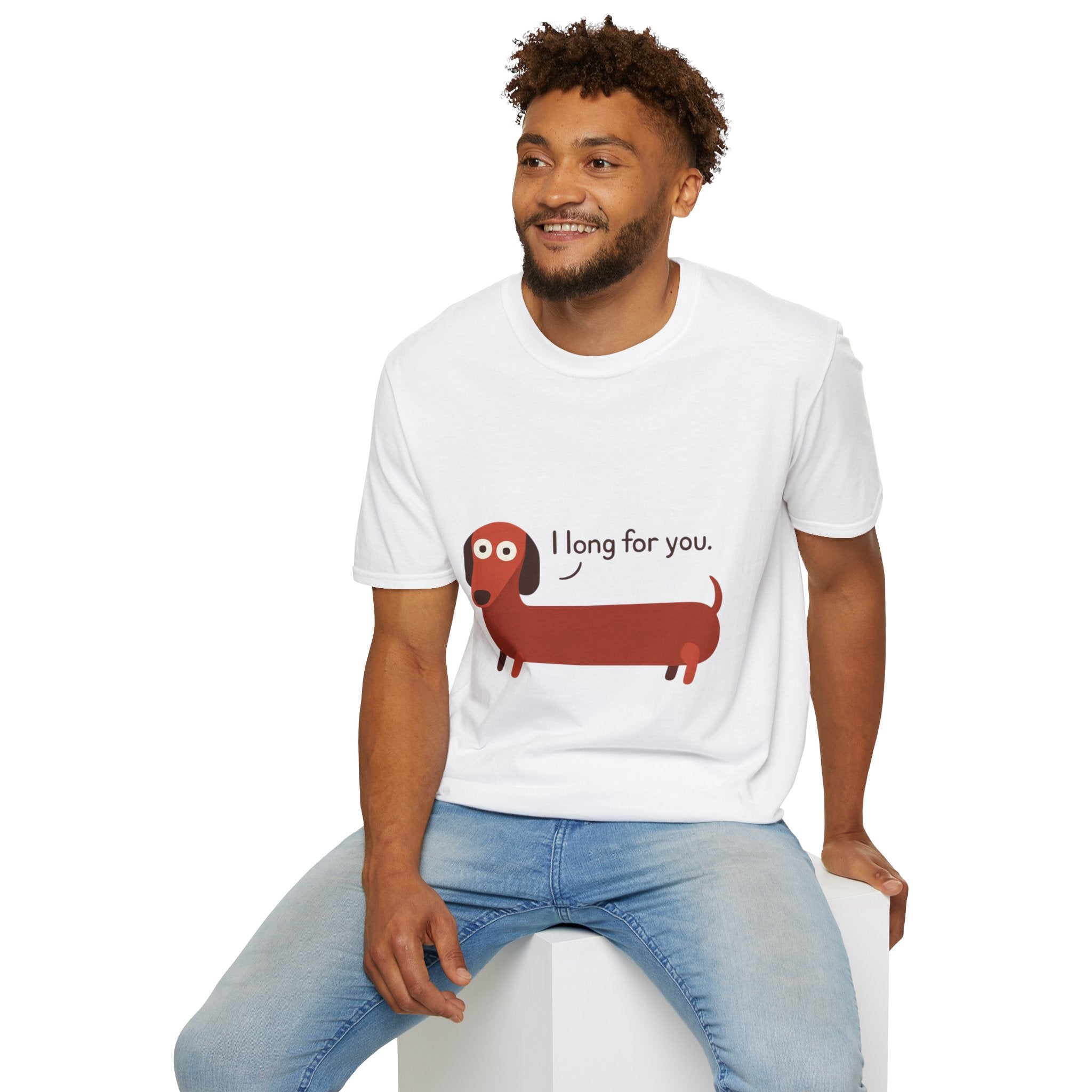 Dog Lover Unisex T-Shirt, Cute Sausage Dog Tee, Funny Dog Lover Gift, Pet Owner Apparel, Casual Wear, Gift for Dog Lovers