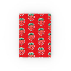 Cute Strawberry Hard Backed Journal with Kawaii Design, Perfect for Note-Taking, Journaling, Gift for Students, Summer Vibes, Cute [...]