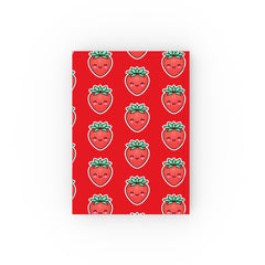 Cute Strawberry Hard Backed Journal with Kawaii Design, Perfect for Note-Taking, Journaling, Gift for Students, Summer Vibes, Cute [...]