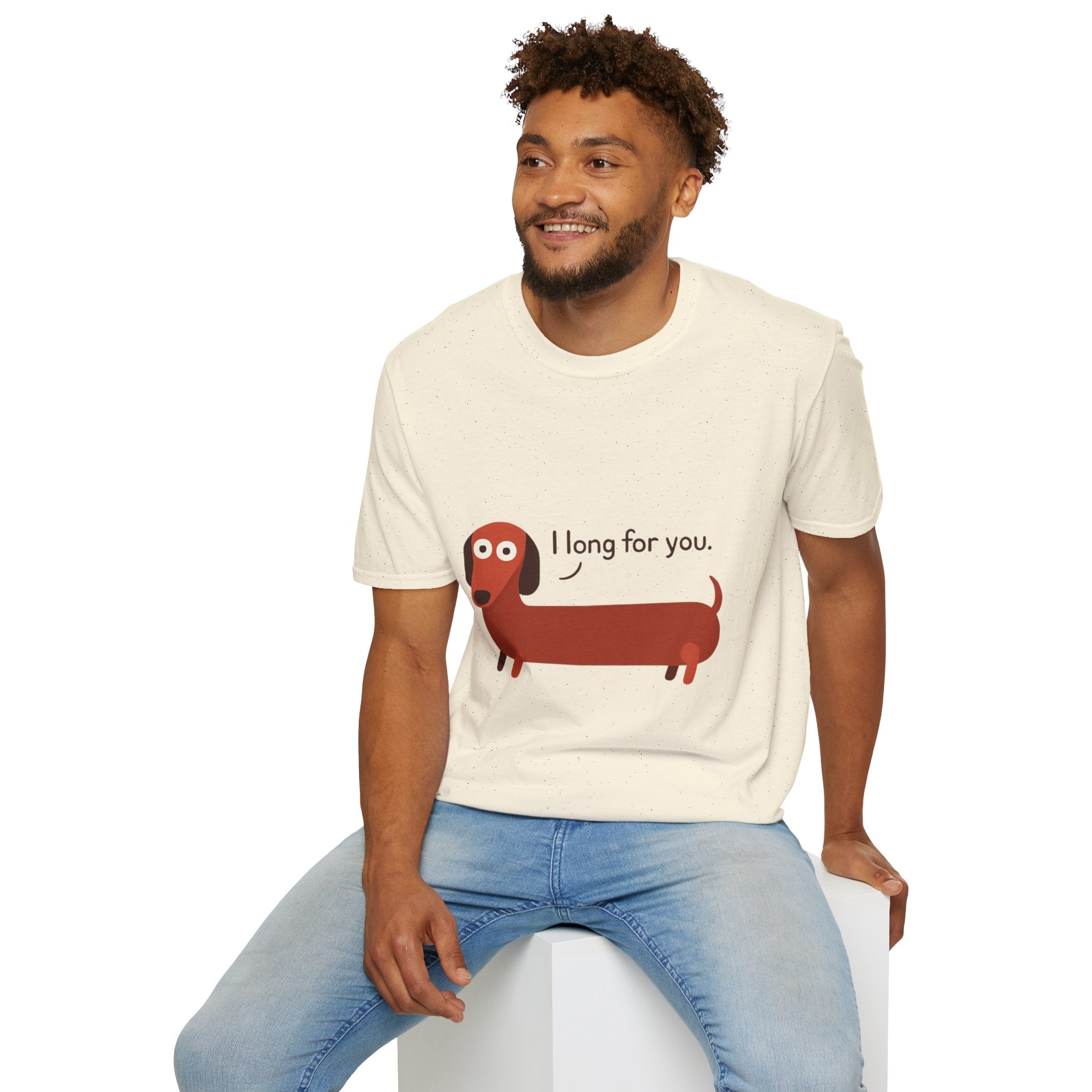 Dog Lover Unisex T-Shirt, Cute Sausage Dog Tee, Funny Dog Lover Gift, Pet Owner Apparel, Casual Wear, Gift for Dog Lovers